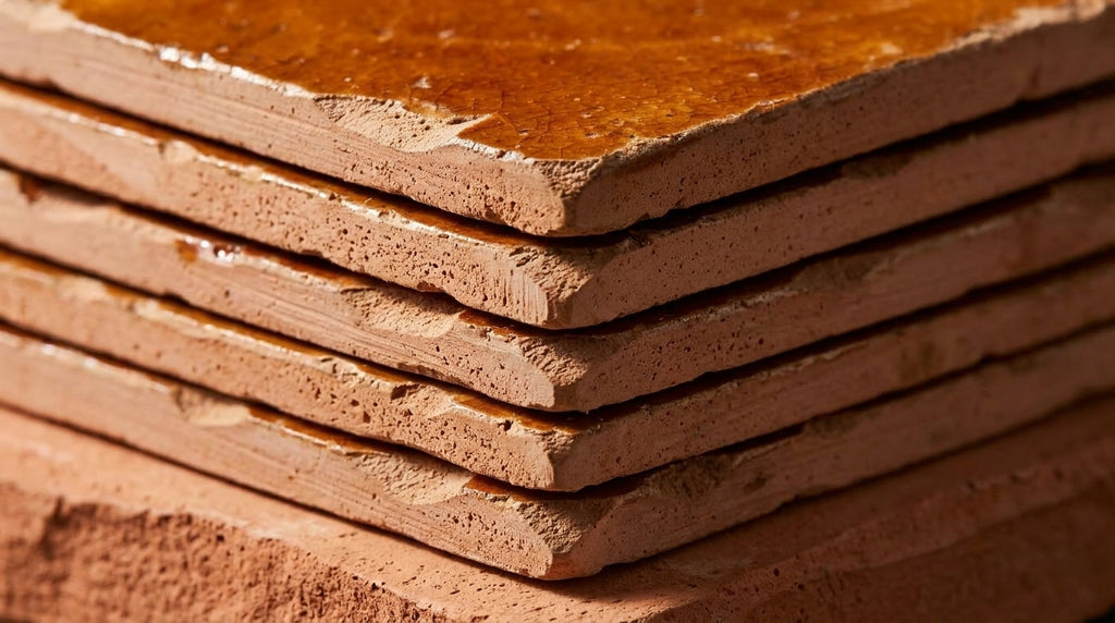 Handcrafted Moroccan Zellige Tile - Burnt Orange